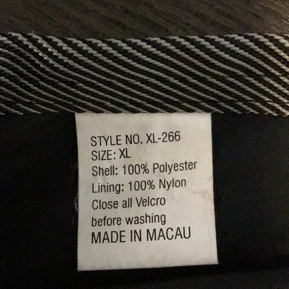 XL Fully Adjustable Polyester/Nylon Black Dog Coat - Picture 3 of 3